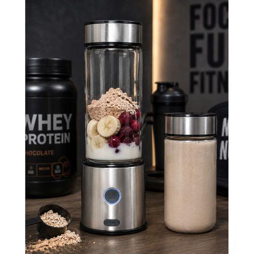 Çift Hazneli Cam Blender Usb Smoothie Ve Buz Kırıcı Blender