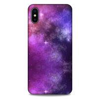 Apple iPhone XS Max Uyumlu Kılıf Mor Delisi (17) Tasarım Kılıf Bulut