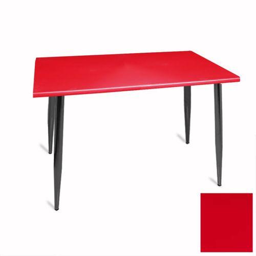 Dockers Manolya Mutfak Masası 80x120 ESB (Werzalit, Wermodin ve Allzalit Tabla) - Kırmızı