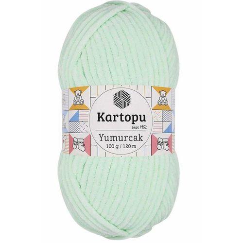 1 Adet Yumurcak Kadife El Örgü İpi Su Yeşili K560