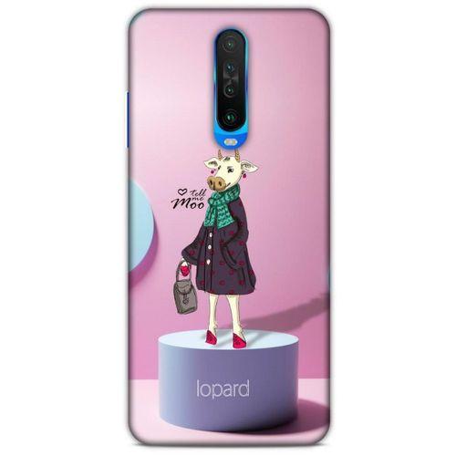 Xiaomi Redmi K30 5G Kılıf FunnyMaX (8) Baskılı Kılıf Pembe Mavi