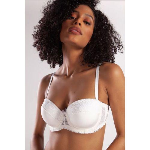 Gala Balconette Foam Cup Bra, Ekru Konforlu Ve Şık Sütyen, Strapless