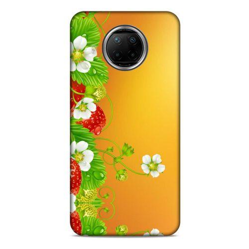 Lopard Xiaomi Redmi Note 9 Pro 5G Uyumlu Kılıf Bahar (21) Koruyucu Kapak Çilek Ağacı