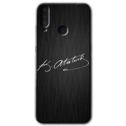 Potkal Hediye Fabrikası General Mobile GM 10 Kılıf HD Desen Baskılı Arka Kapak - İmza Atatürk