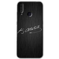 Potkal Hediye Fabrikası General Mobile GM 10 Kılıf HD Desen Baskılı Arka Kapak - İmza Atatürk