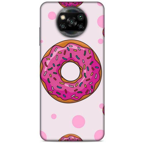 Xiaomi Redmi Poco X3 Uyumlu Kılıf Pembe Delisi (25) Antişok Kapak Donut