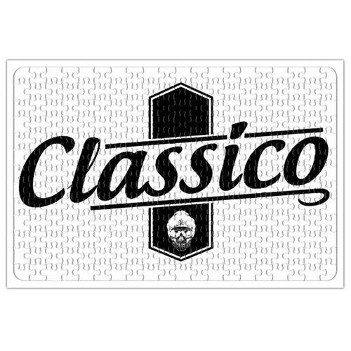 Classico -Branco Masculino e Feminino Puzzle 240 Parça Yapboz