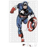 Captain America Splash Art Puzzle 240 Parça Yapboz