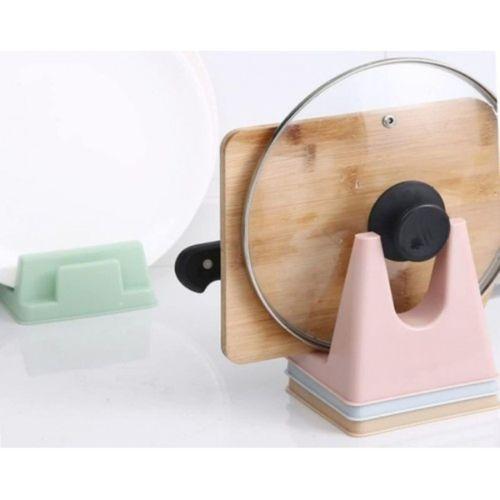 Tencere Kapağı ve Kesme Tahtası Tutucu Mutfak Standı