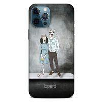 Apple iPhone 12 Pro Max Kılıf FunnyMaX (46) Core Armor Kılıf Antrasit Köpek