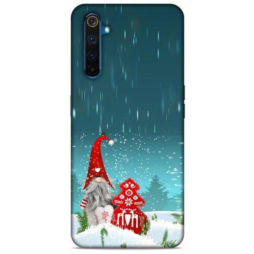 Oppo Realme 6 Kılıf Snowix (34) Slim Armor Kılıf Gri Kırmızı