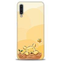 Samsung Galaxy A30S Kılıf HD Baskılı Kılıf - Winnie ve Kelebek + Tam Ekran Koruyucu