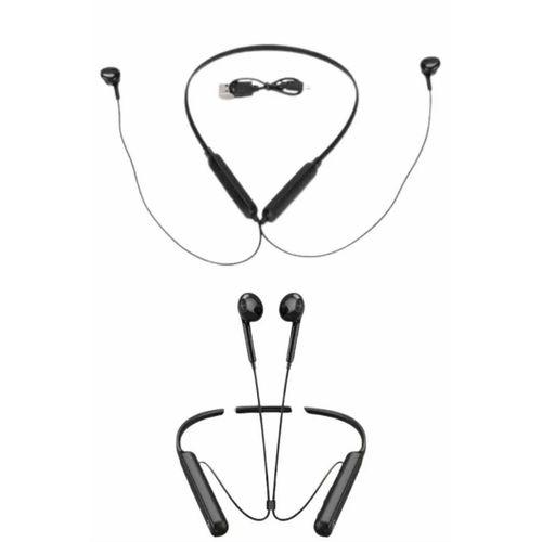 60 Saat Kablolu Boyun Askılı Dijital Göstergeli Bluetooth Kulaklığı