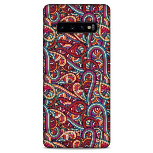 Samsung Galaxy S10 Plus Kılıf Pastel Renkler (35) Fit Design Kılıf Karışık Renkli