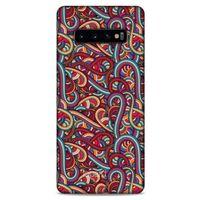 Samsung Galaxy S10 Plus Kılıf Pastel Renkler (35) Fit Design Kılıf Karışık Renkli