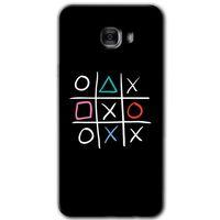 Potkal Hediye Fabrikası Samsung Galaxy C7 Pro HD Baskılı Kılıf + 9D Tam Ekran Koruyucu - Sauce