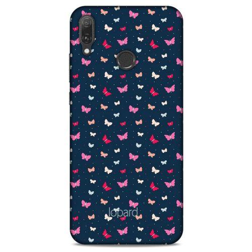 Huawei Y9 2019 Kılıf Kelebek Etkisi (42) Rugged Armor Kılıf Mor Pembe