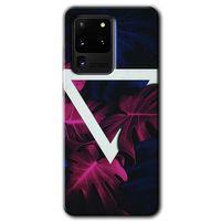 Samsung Galaxy S20 Ultra Kılıf HD Desen Baskılı Arka Kapak + Temperli Cam - Mekanik Yaprak