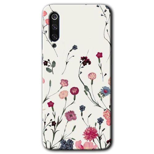 Xiaomi Mi 9 SE HD Baskılı Kılıf + 9D Tam Ekran Koruyucu - Mat Çiçek