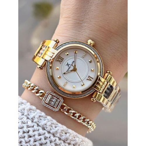 Daniel Klein Çelik Kordonlu 2 Yıl Garantili 3 Atm Suya Dayanıklı Kadın Kol Saati+Bileklik BD.10070.2