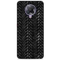Xiaomi Poco F2 Pro Kılıf Dragons (2) Kabı Ejderha Deri Siyah