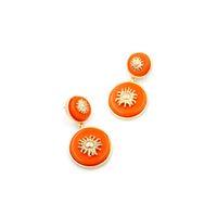 Güneş Küpe - Turuncu