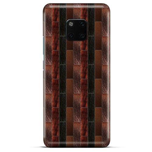 General Mobile GM 20 Kılıf Patchwork (8) Baskılı Kılıf Siyah Kahverengi
