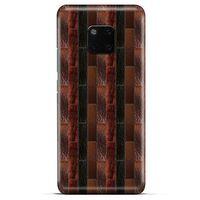 General Mobile GM 20 Kılıf Patchwork (8) Baskılı Kılıf Siyah Kahverengi