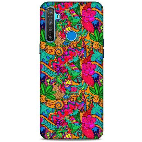Graffitix (42) Desenli Silikon Kapak Oppo Realme 5i Kılıf