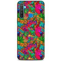 Graffitix (42) Desenli Silikon Kapak Oppo Realme 5i Kılıf