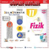 Acil Yayınları 11. Sınıf Acil Matematik ve Palme Fizik Soru Bankası Seti 2 Kitap