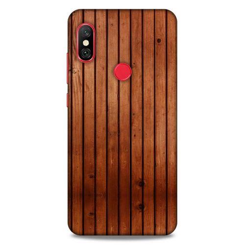 Lopard Xiaomi Mi A2 Lite Uyumlu Kılıf Wood'X (12) Koruyucu Silikon Desenli