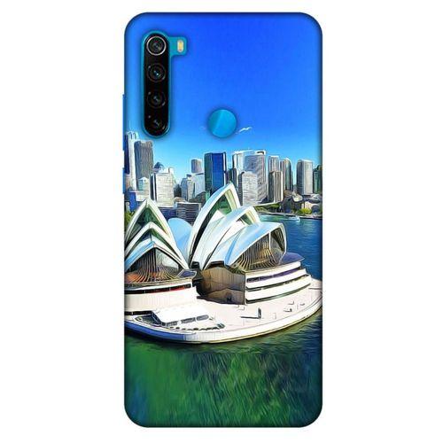 Xiaomi Redmi Note 8 Kılıf Dünya Mimarisi (5) Koruma Kabı Sidney Opera