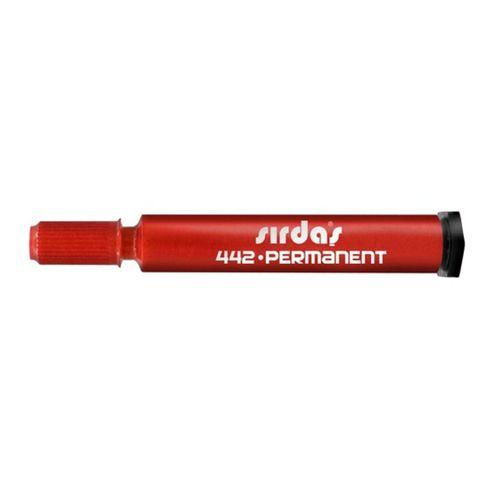 Sırdaş Permanent Marker 12'li Paket Kırmızı Yuvarlak Uç 442