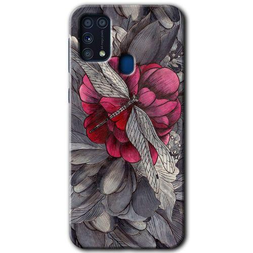 Samsung Galaxy M31 Kılıf HD Desen Baskılı Arka Kapak - kelebek Ömrü