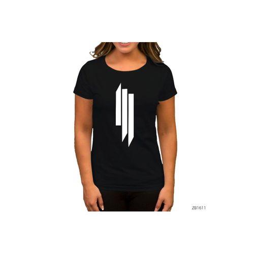 Skrillex Siyah Kadın Tişört