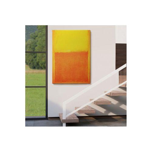 Mark Rothko Turuncu Sarı Eseri Kanvas Duvar Tablosu-5107
