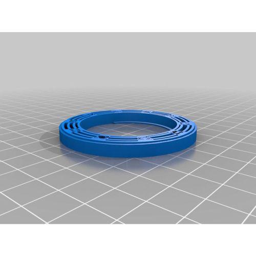 Macintosh II 40mm'den 56mm'ye Hoparlör Adaptörü 3D Baskı (Bu ürün Sadece Plastik parçadır - Almadan Önce Soru Sorabilirsiniz)