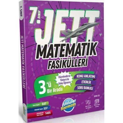 7. Sınıf Matematik JETT Soru Fasikülleri Ünlüler Yayınları