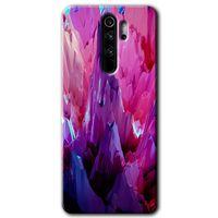 BeRa Aksesuar Xiaomi Redmi Note 8 Pro Kılıf Baskılı Kapak - Abstraction Sharp +Tam Kaplayan Mat Seramik