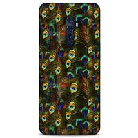 Oppo Reno 2 Kılıf Desenli Özel Seri Tüyler (11) Tam Koruma