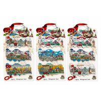İstanbul Temalı Silikon Buzdolapı Süsü Magnet 3lü Set Alk5811