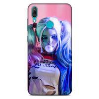 Huawei Y7 Prime 2019 Uyumlu Kılıf Harley Quinn (10) Full Koruma Kılıfı Pembe