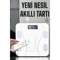 Tartı Baskül Dijital Elektronik Tartı Vücut Analiz Wifi Akıllı Yağ Ölçer