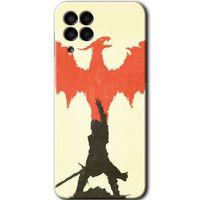 Galaxy M33 Kılıf HD Desen Baskılı Arka Kapak - Dragon Hunter 1 + Kırılmaz Cam