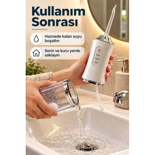 Üç Kademeli Ağız Duşu Tek Tuşla Mod Seçimi