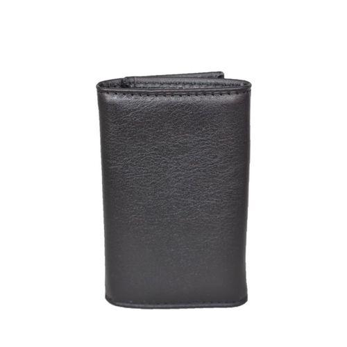 Hakiki Deri Minimal Anahtarlık 9x6 Siyah