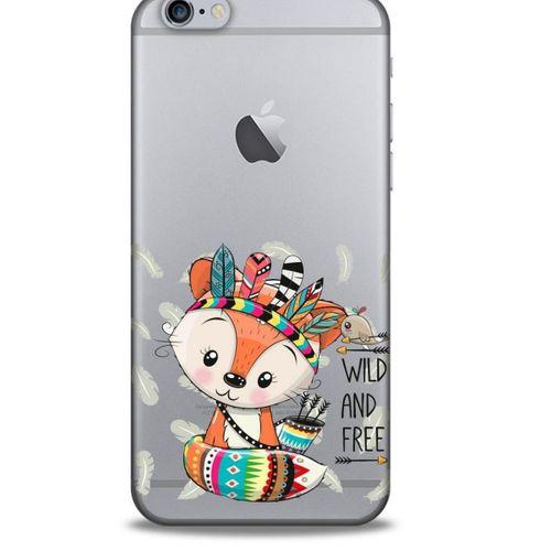 Zoologix (49) Apple Iphone 6 Şeffaf Kılıf Silikon Desenli