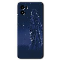 Vivo Y15s Kılıf HD Desen Baskılı Arka Kapak - Gecenin Kraliçesi + Kırılmaz Cam