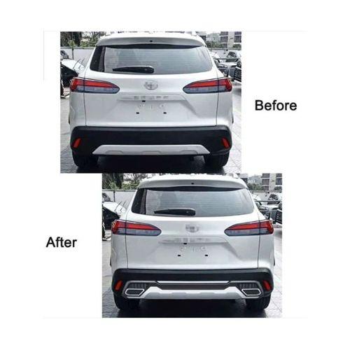 Toyota Corolla Cross 2022 Sonrası Arka Tampon Koruma Difüzör (İthal)